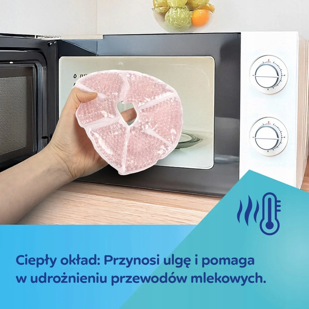 CANPOL Kompres ŻELOWY Kompresy Żelowe NA PIERSI CIEPŁO ZIMNO 2szt. 78/023_7