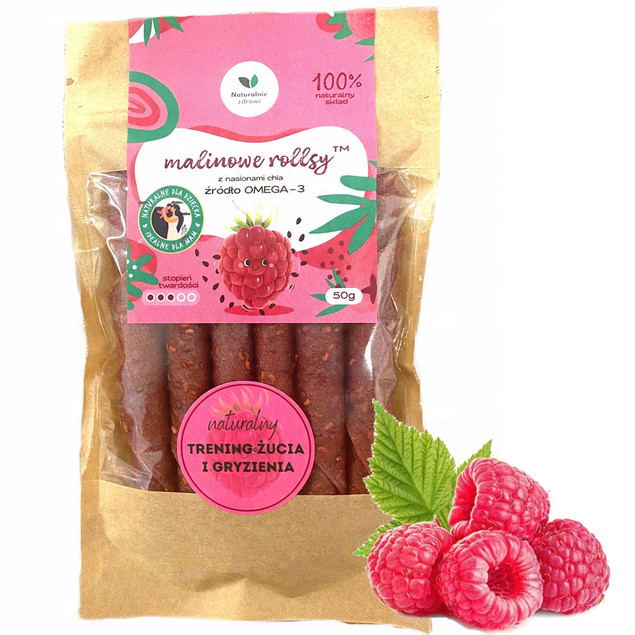 3x Naturalnie Zdrowi Rollsy OWOCOWE MALINA TRUSKAWKA JAGODA_2