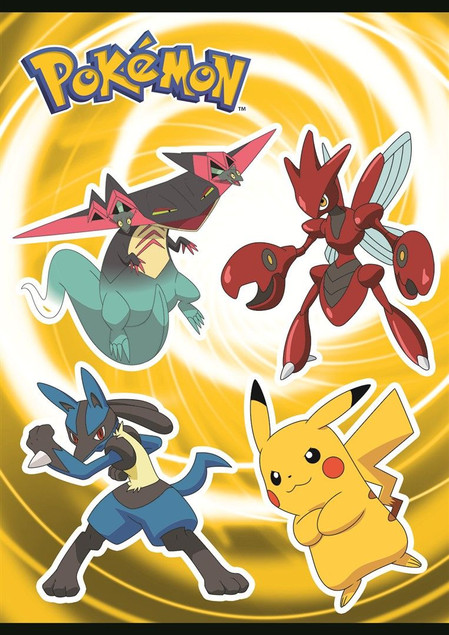 Zeszyt w Kratkę A5 POKEMON Pikachu St. Majewski 16 Kartek_4