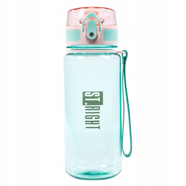 ST.RIGHT BIDON SZKOLNY BUTELKA NA NAPOJE 500 ml MINT PINK_2