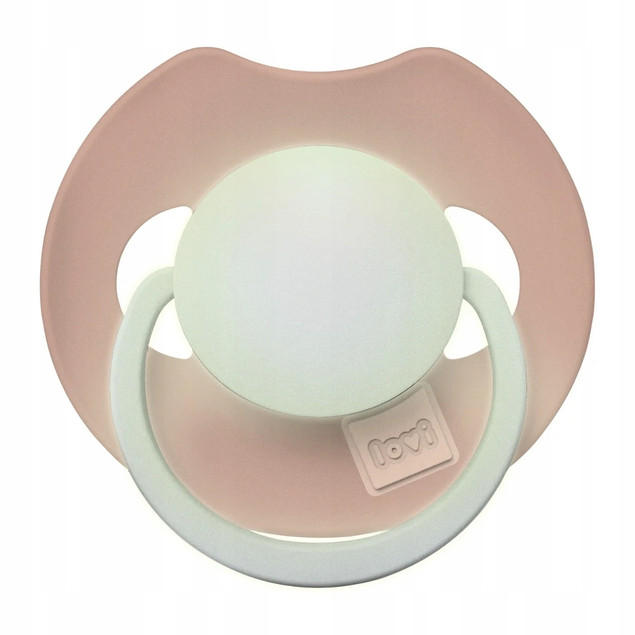 LOVI Smoczek Silikonowy DYNAMICZNY Prime Blush Glow Prime 0-6M+ 34/436_3