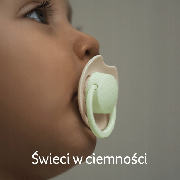 LOVI Smoczek Silikonowy DYNAMICZNY 2 szt. GLOW/BLUSH z Etui 6-18M+ 34/437_10