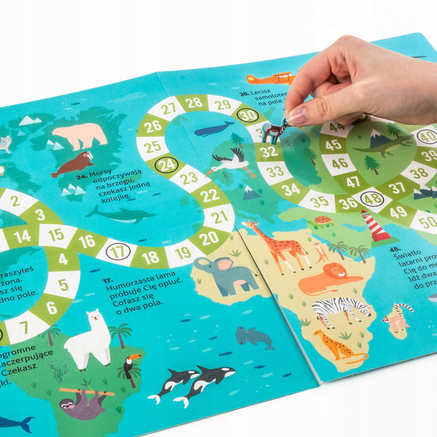 WYKLEJANKA ZWIERZĘTA ŚWIATA + GRA GDZIE ONE ŻYJĄ KIDEA_4