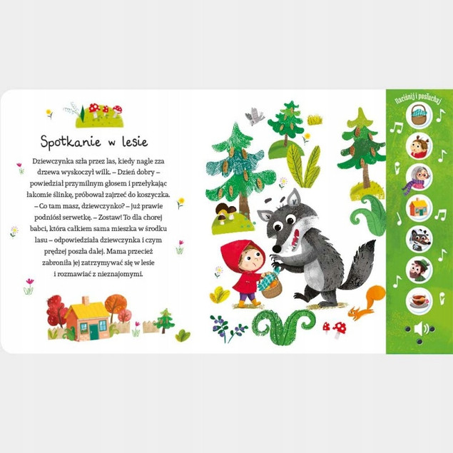 Pakiet Bajka Dźwiękowa Czerwony Kapturek Trzy Świnki Naciśnij i Posłuchaj_3