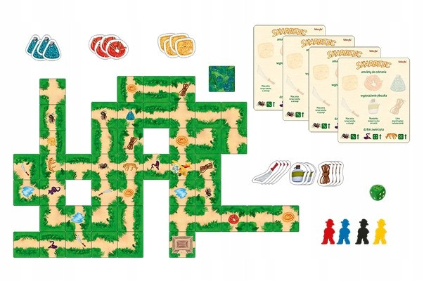GRA SKARBIEC gra planszowa, przygodowa dla dzieci +7 lat_2