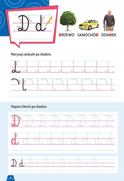KALIGRAFIA Klasa 1-3 Ćwiczenia SZLACZKI LITERKI DODAWANIE ODEJMOWANIE Greg_7