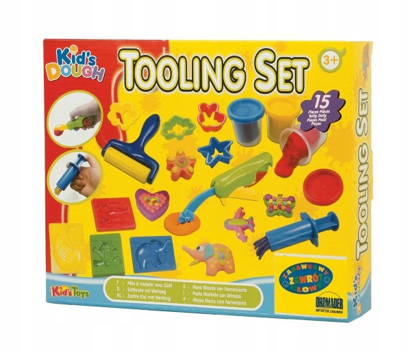 Masa Plastyczna Ciastolina OWOCE Narzędzia 3+ Dromader 7849_2