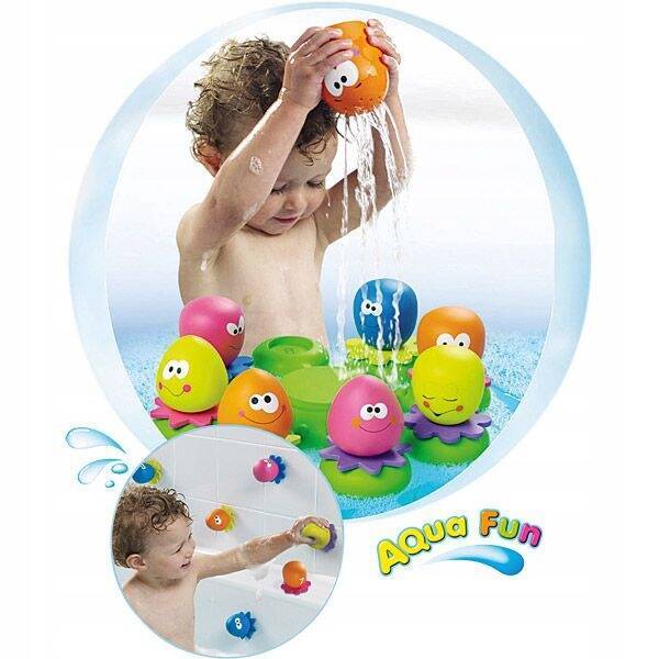 Zabawki Do Kąpieli OŚMIORNICZKI Zabawa W Wannie 1+ Tomy E2756_3