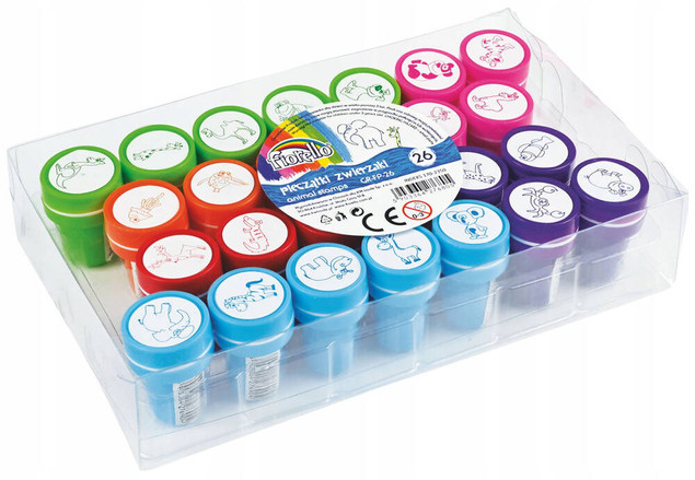 PIECZĄTKI KOLOROWE STEMPLE STEMPELKI DLA DZIECI_2