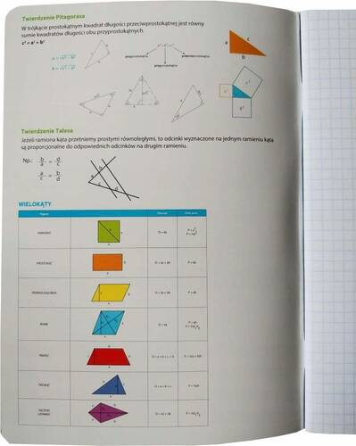 Zeszyt Szkolny Ze Ściągą MATEMATYKA A5 60k W Kratkę Unipap_2