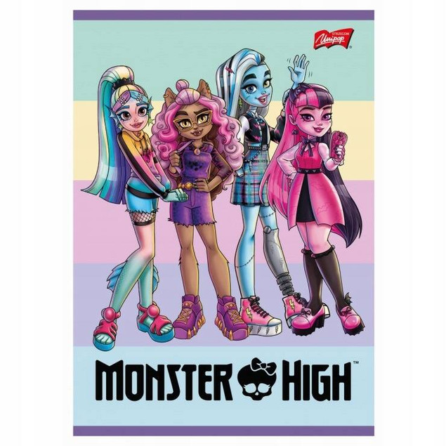Zeszyt A5/16k kratka Monster High Unipap_3