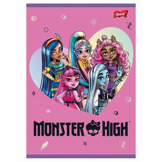 Zeszyt A5/16k kratka Monster High Unipap_4