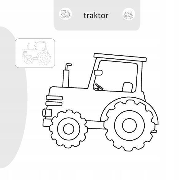 Malowanie Doklejanie Pojazdy Na Wsi 16 Naklejek 3+ Skrzat_2