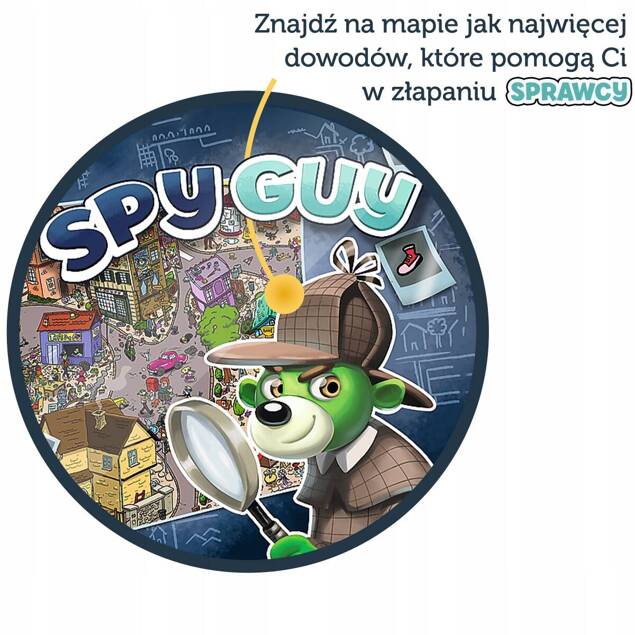 SPY GUY Gra Planszowa Rodzinna DETEKTYWISTYCZNA Rodzina Treflików 5+ Trefl_2