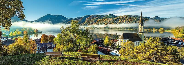 Trefl Puzzle Panorama 1000 Nad jeziorem Schliersee_1