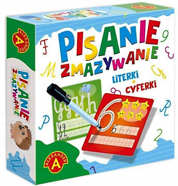 Pisanie Zmazywanie Nauka Pisania Literek Cyferek 5+ Alexander_1