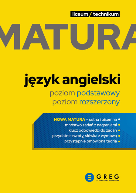 4w1 Nowa Matura 2024 Język Polski Angielski Matematyka Repetytorium Greg_2