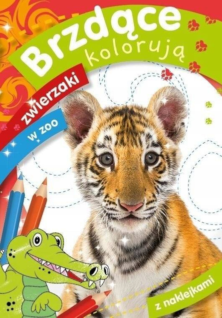 Kolorowanka Brzdące Kolorują Zwierzaki W Zoo 3+ Skrzat_1