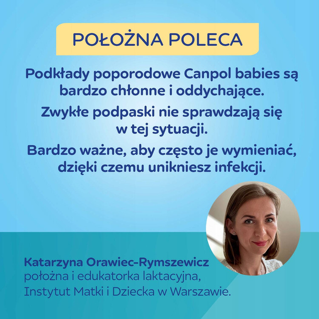 CANPOL Wysokochłonne Podkłady Poporodowe Oddychające Dzień 2x 10 szt._11