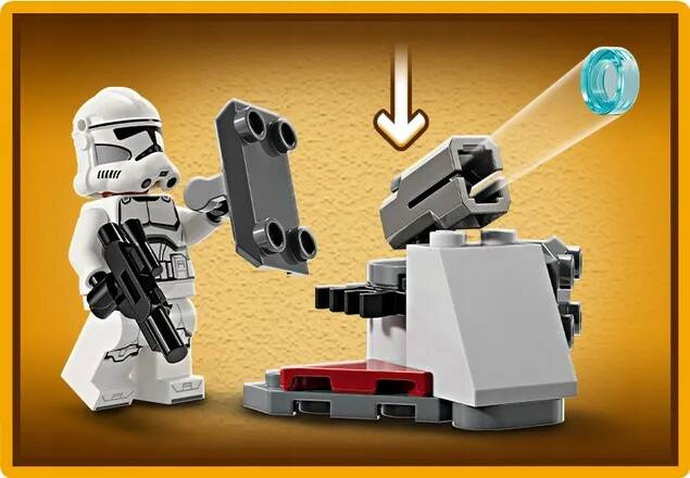 LEGO Star Wars Zestaw Bitewny Z Żołnierzem Droidem Bojowym 215el. 7+ 75372_7