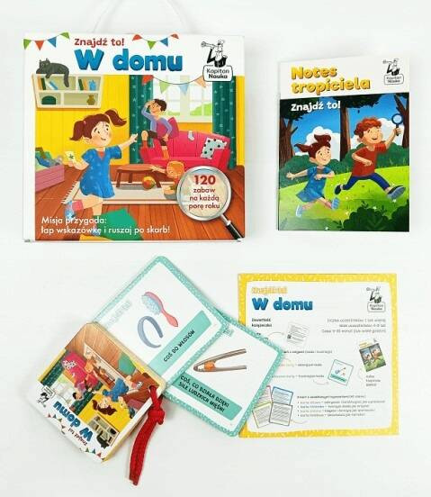 Znajdź To! W Domu 120 Zabaw Na Każdą Porę Roku 4+ Kapitan Nauka_2
