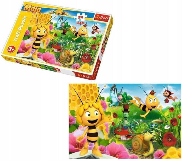 Puzzle 24 Maxi W świecie pszczółki Mai TREFL 14297_2