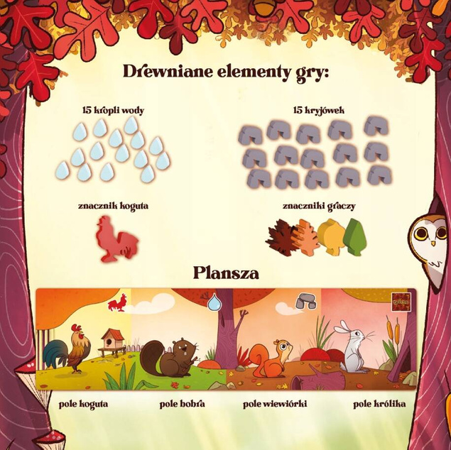Gra Planszowa Orzeszki Ze Ścieżki Twórzenie Krainy 8+ Nasza Księgarnia_7