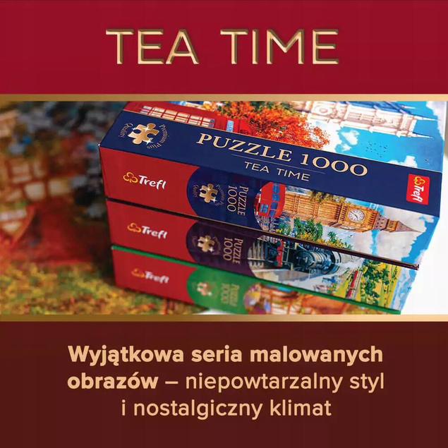 Puzzle 1000 Układanka DOMEK Kwiaty Natura Flora OGRÓDEK 12+ Trefl_2