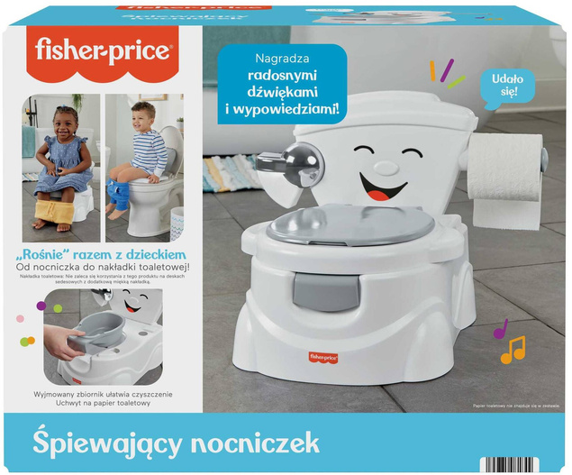 Nocnik Interaktywny Śpiewający szary HJC39 Mattel_1