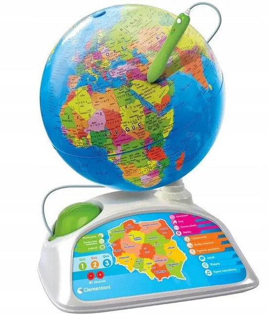 Globus Interaktywny Edukacyjny Eduglobus Premium Aplikacja 7+ Clementoni_3