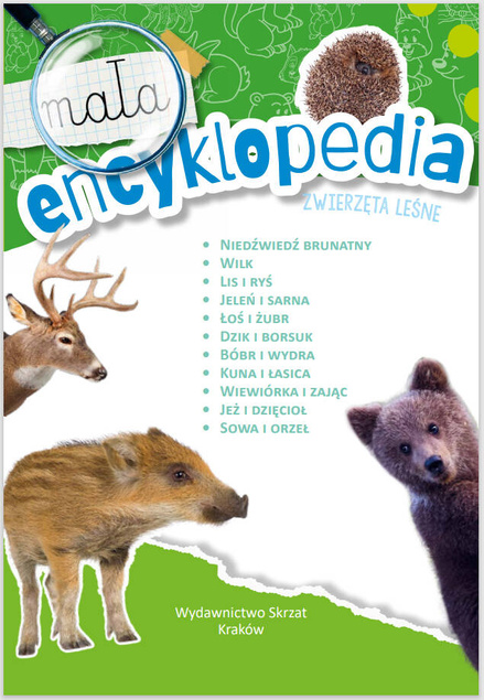 Mała Encyklopedia Zwierzęta Leśne Fakty Ciekawostki M. Ślizowska 5+ Skrzat_2