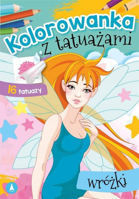 Kolorowanka Z Tatuażami Wróżki 3+ Skrzat_1