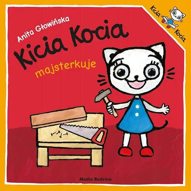 KICIA KOCIA Zestaw 5 Książeczek + Maskotka Do Tulenia 17cm 2+ Media Rodzina_2