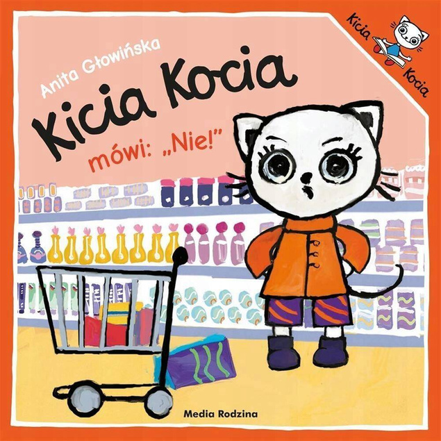 KICIA KOCIA Zestaw 5 Książeczek + Maskotka Do Tulenia 17cm 2+ Media Rodzina_4