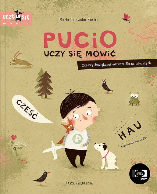 6x Pucio Co robi Pucio? Uczę się mówić Pucio Na Wakacjach Nasza Księgarnia_2