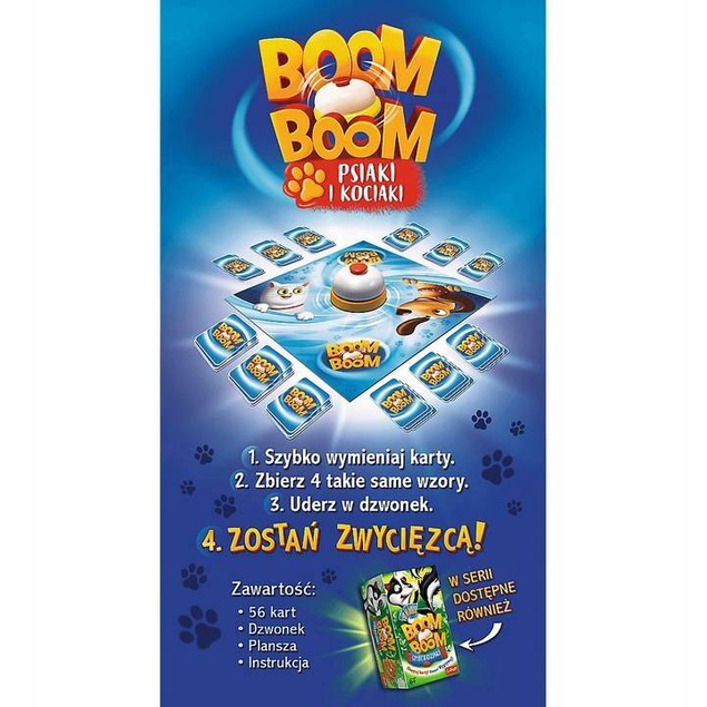 Boom Boom Psiaki I Kociaki Gra Planszowa Trefl 01909_4