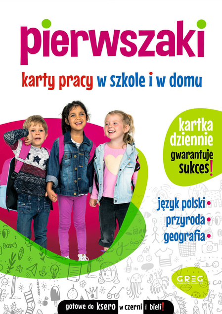 ZESTAW Pierwszaki Karty Pracy Klasa 1 Sylaby Matematyka 3w1 Greg_4