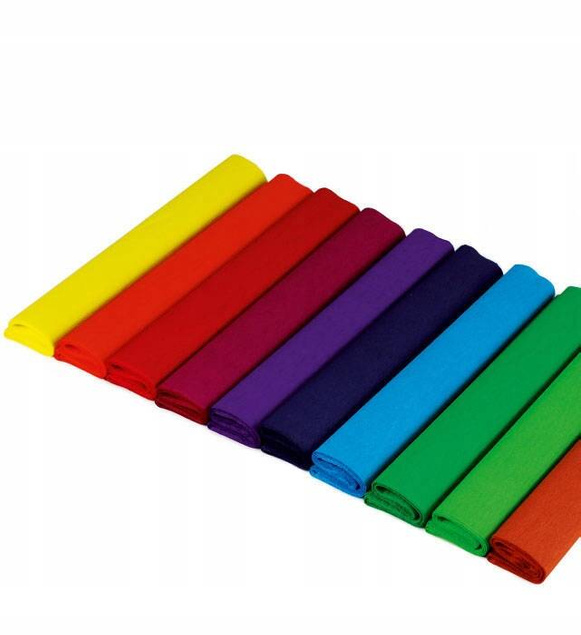 Bibuła Marszczona Krótka 10 Kolorów 200x25 Fiorello_3