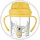 Canpol KUBEK NIEKAPEK Bidon z Obciążoną SŁOMKĄ 270 ml EXOTIC ANIMALS_8