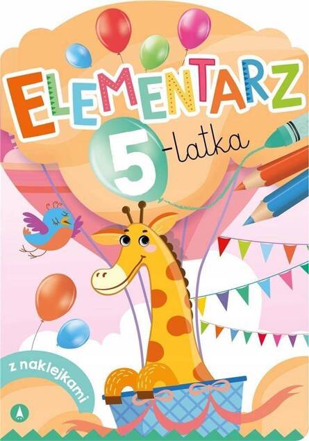 Elementarz 5-Latka Pięciolatka Z Naklejkami Zagadki Ćwiczenia 5+ Skrzat_1