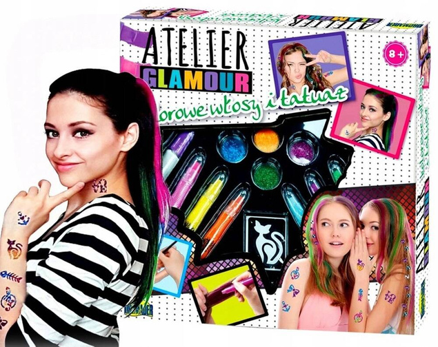 ATELIER GLAMOUR Kolorowe włosy i tatuaże DROMADER_1