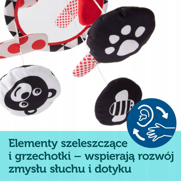 Canpol Kontrastowa Karuzela Pluszowa Z Pozytywką Do Łóżeczka 68/084_5