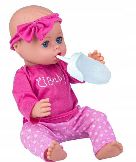 LALKA SIKAJĄCA 43cm BOBAS NEW BORN BABY Bobasek PL_4