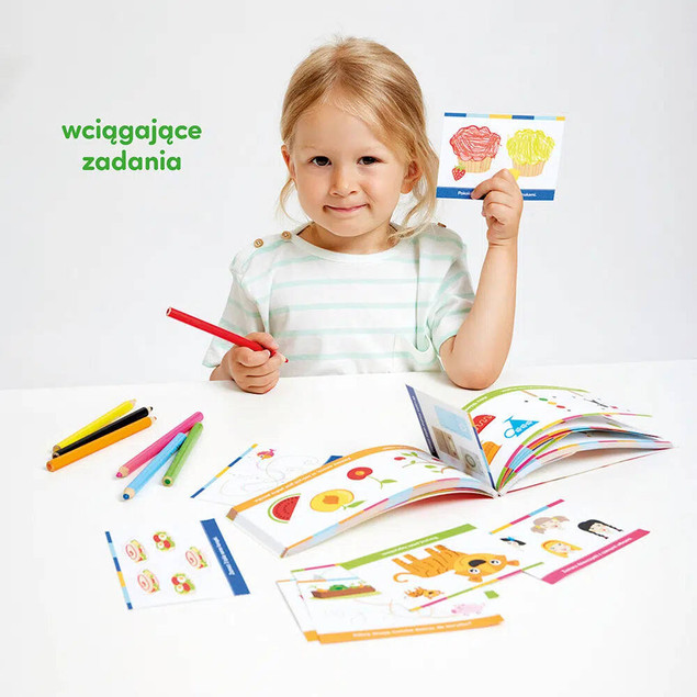 Książeczka Edukacyjna Dla Dzieci Zabawy Logiczne 240+ Zadań 3-4+ CzuCzu_4