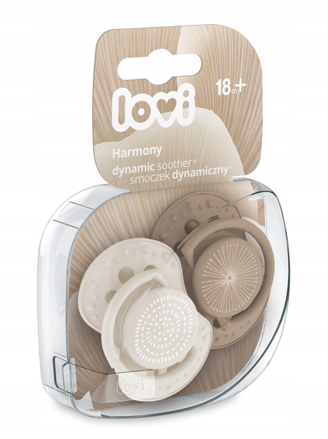 Smoczek LOVI Uspokajający Symetryczny Silikon Etui 18m+