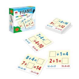 Pisanie Zmazywanie Dodawanie Gra Edukacyjna Matematyka 7+ Alexander 2686