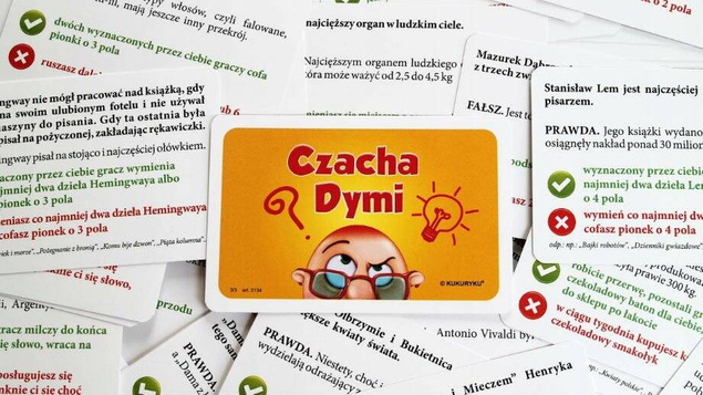 Czacha Dymi Gra Planszowa Dla Dzieci Rodzinna 8+ Kukuryku 62134