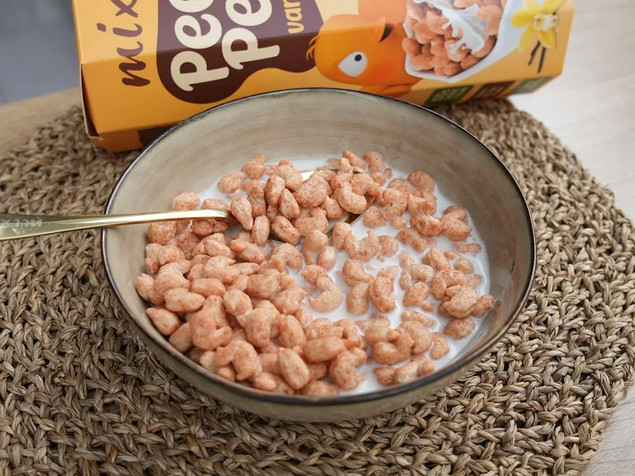 MIXIT Płatki Śniadaniowe Peep Peep WANILIOWE Saszetki 25g