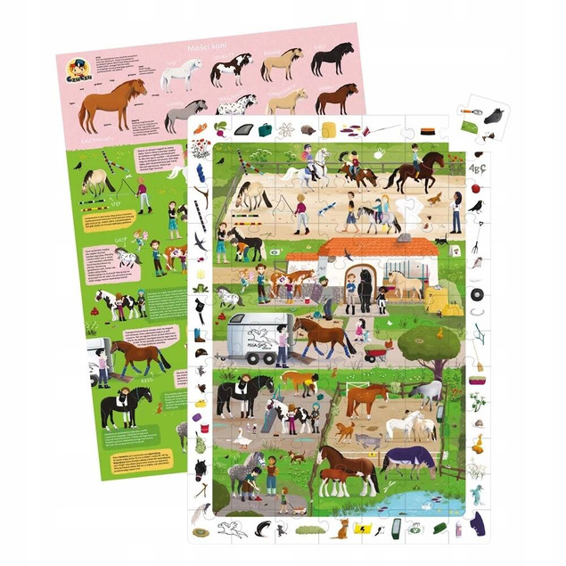 CZUCZU Puzzle Obserwacyjne 84 Stadnina Koni