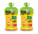 2x BOB SNAIL Smoothie BANAN ANANAS MANGO Bez Dodatku Cukru Mus 120g